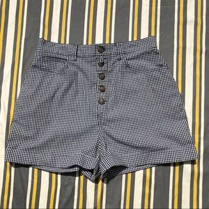 Vintage Express Gingham Shorts